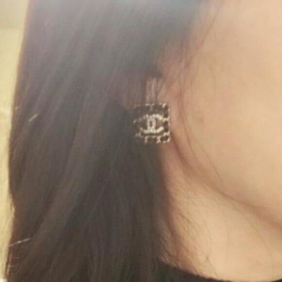 Chanel Gold and Black Earrings - Picture 8 of 8